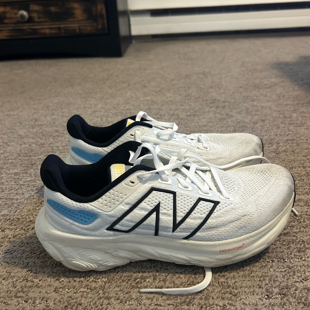 New Balance Big Kids White 1080 Sneakers